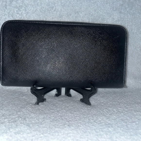 Prada Saffiano Leather Zip Around Long Wallet - Picture 5 of 8